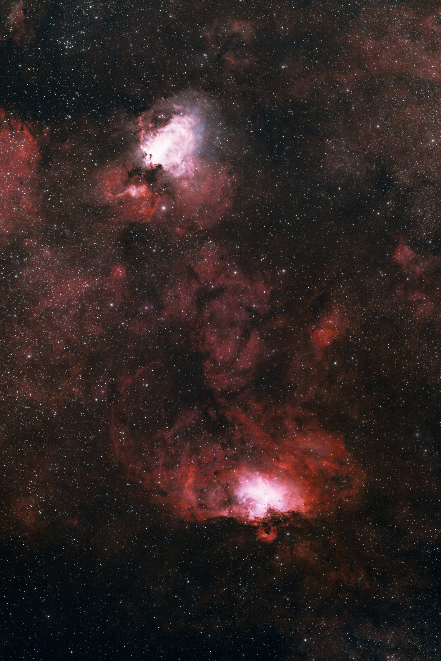 Nebula astrophotography taken with a ZWO camera