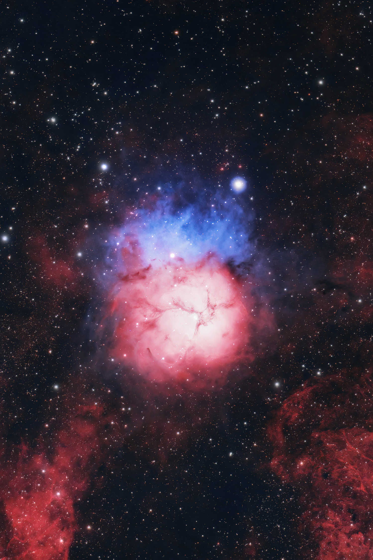 Nebula astrophotography taken with a ZWO camera