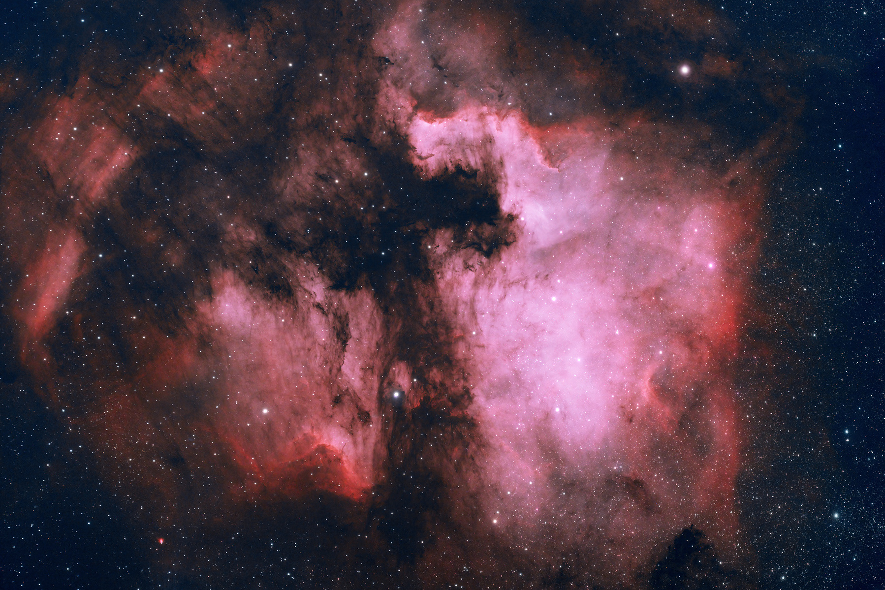 Nebula astrophotography taken with a ZWO camera