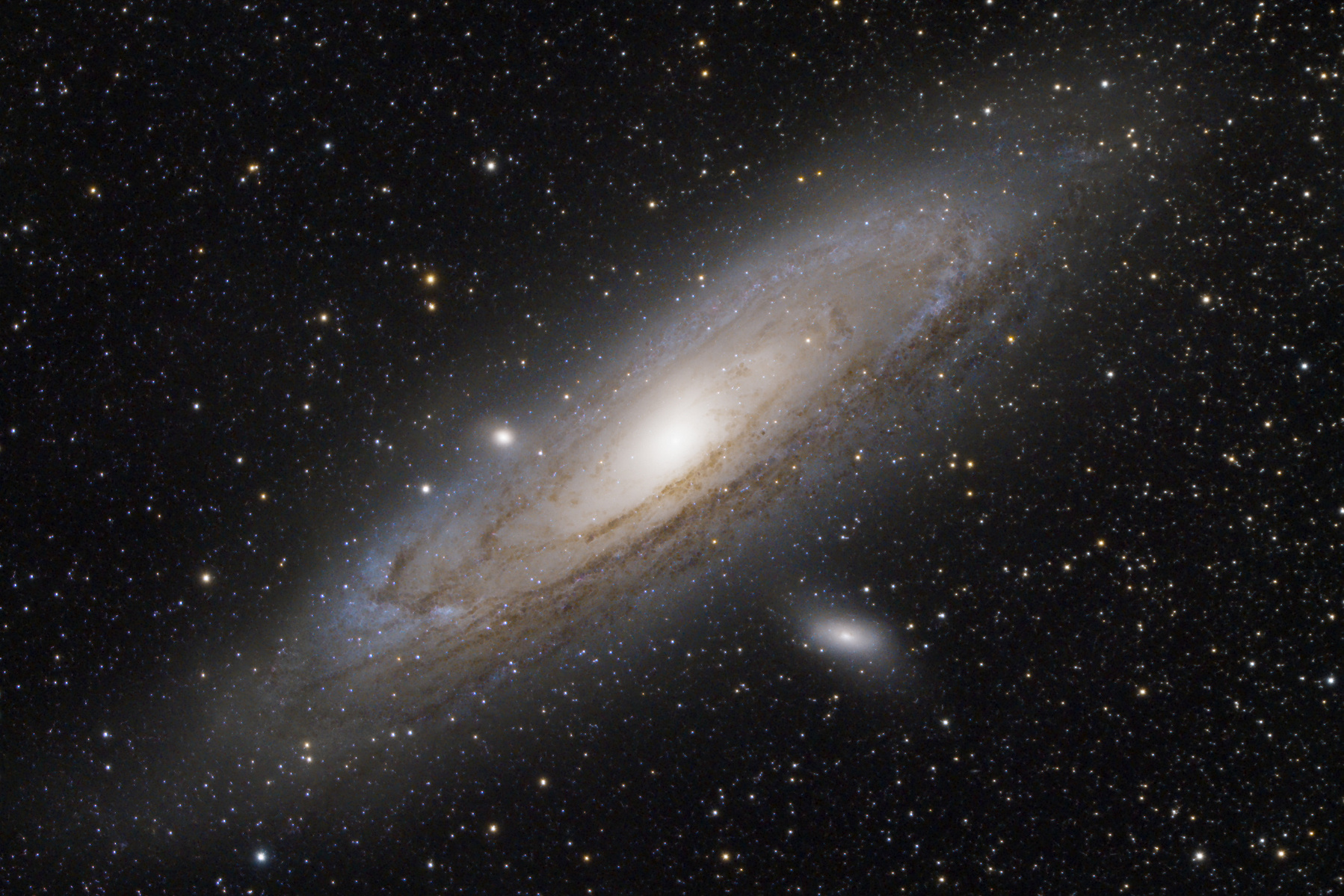 Andromeda from dark skies