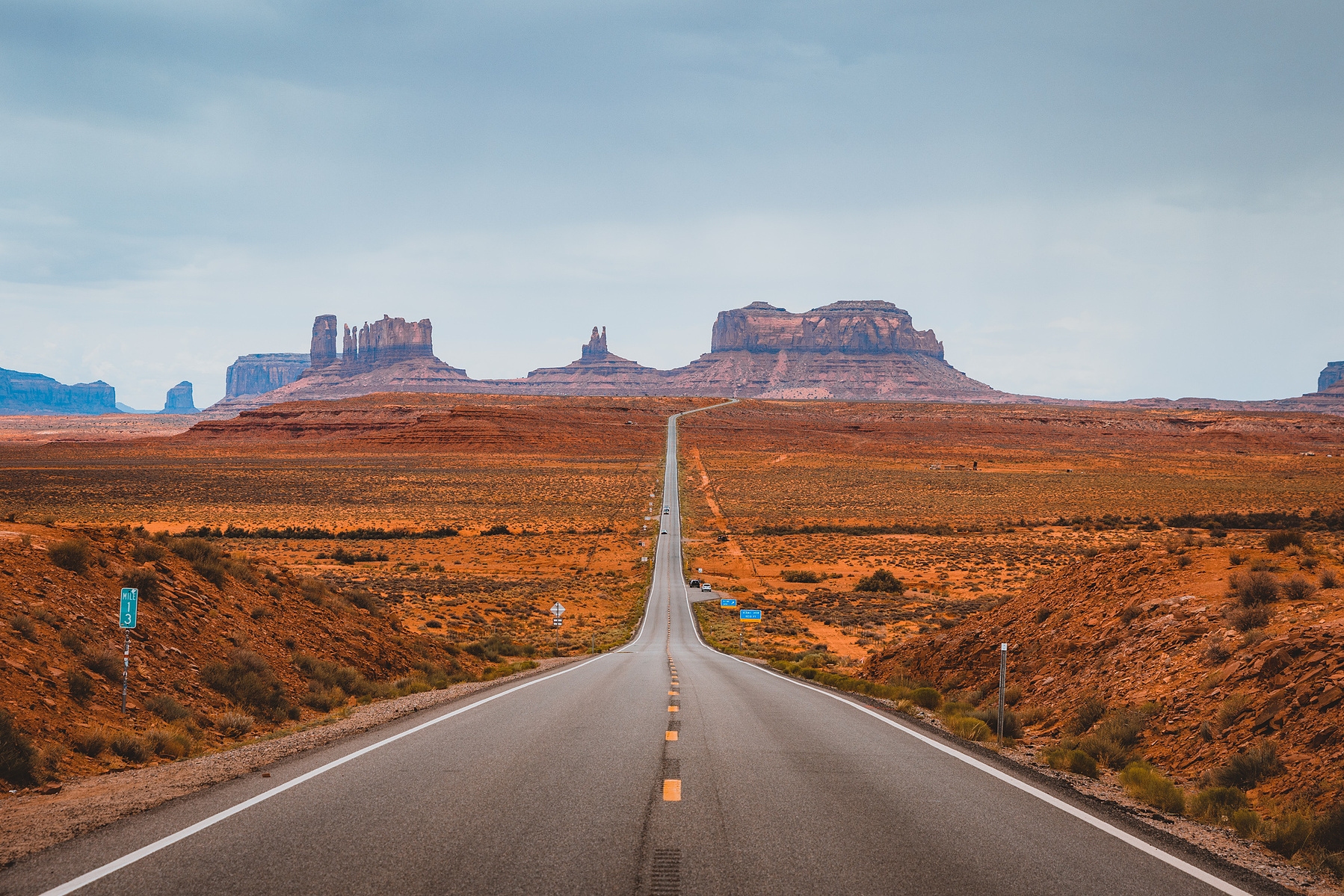 Monument Valley. Forest Gump Point
