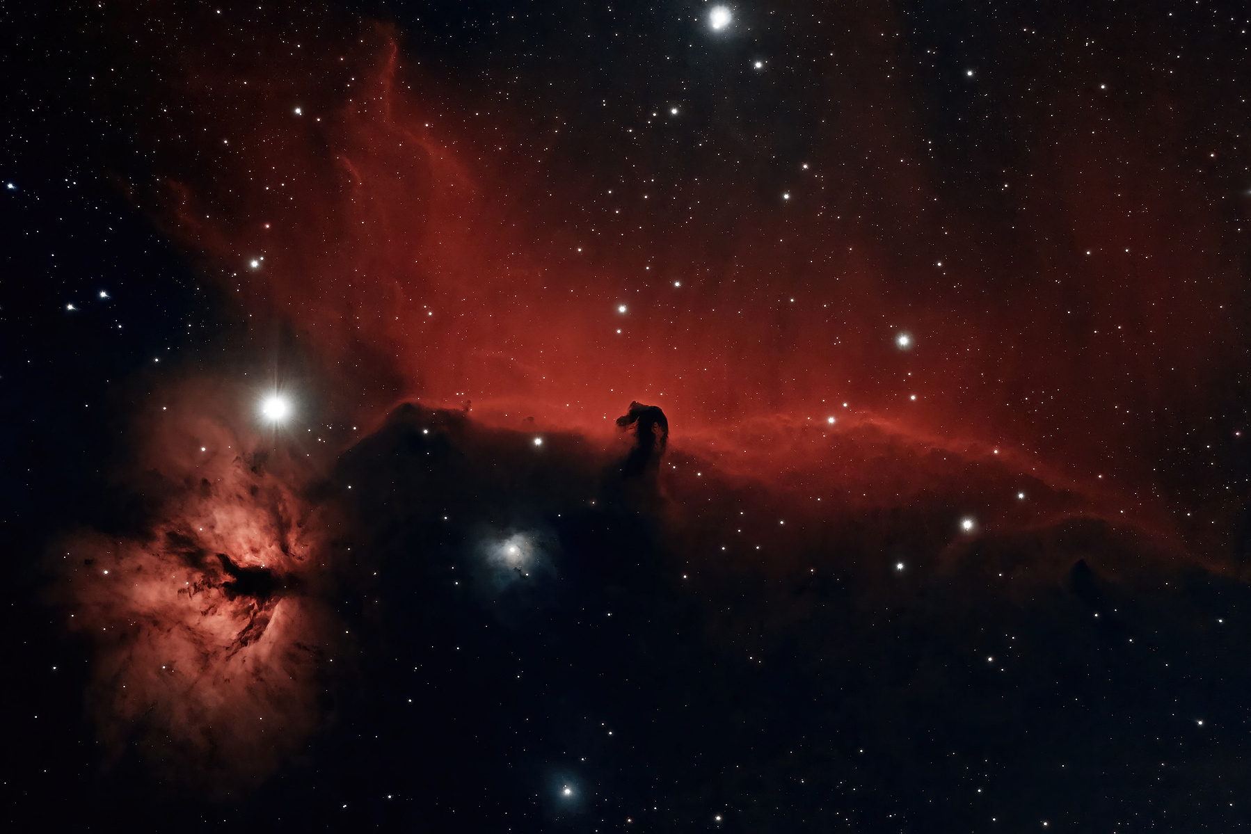 Nebula astrophotography taken with a ZWO camera