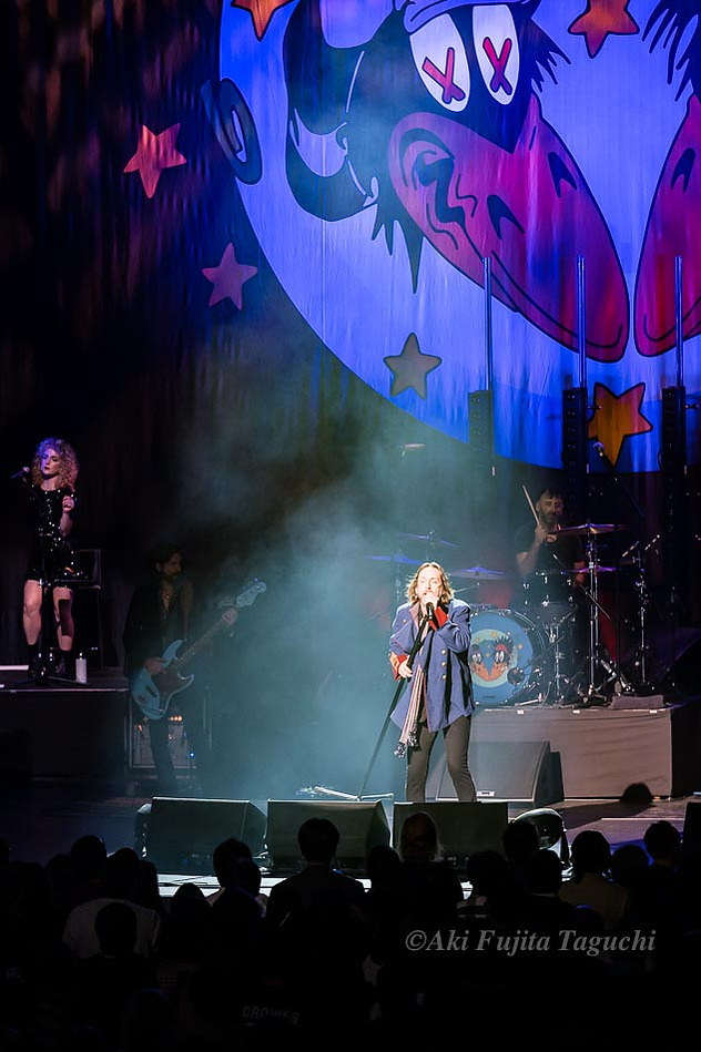 The Black Crowes at Tachikawa Stage Garden, Tokyo, Japan/ Photo by Aki Fujita Taguchi