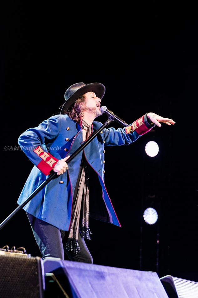 The Black Crowes at Tachikawa Stage Garden, Tokyo, Japan/ Photo by Aki Fujita Taguchi