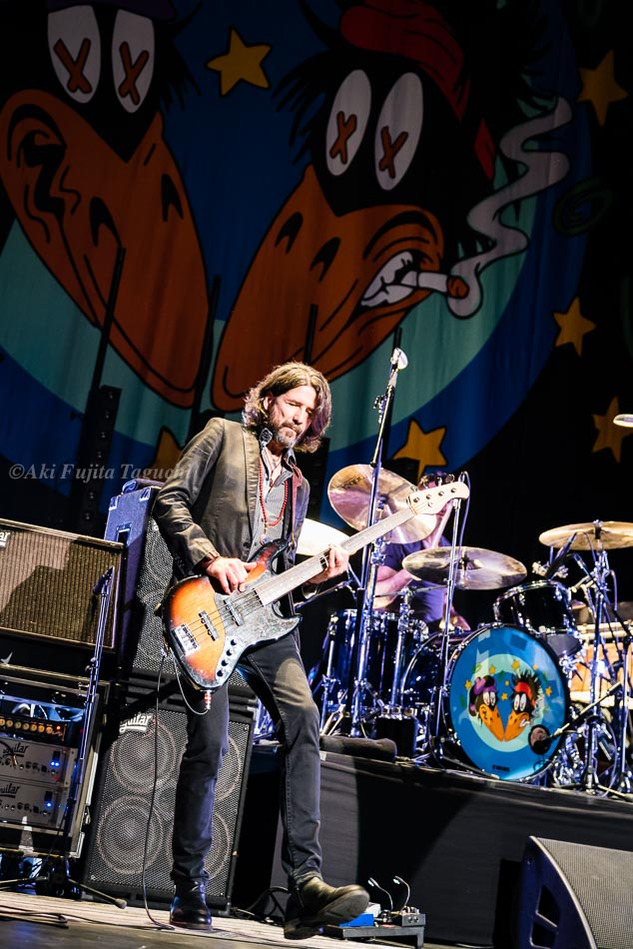 The Black Crowes at Tachikawa Stage Garden, Tokyo, Japan/ Photo by Aki Fujita Taguchi