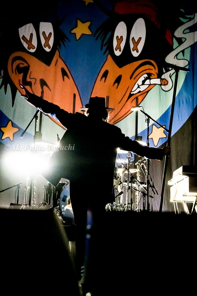 The Black Crowes at Tachikawa Stage Garden, Tokyo, Japan/ Photo by Aki Fujita Taguchi
