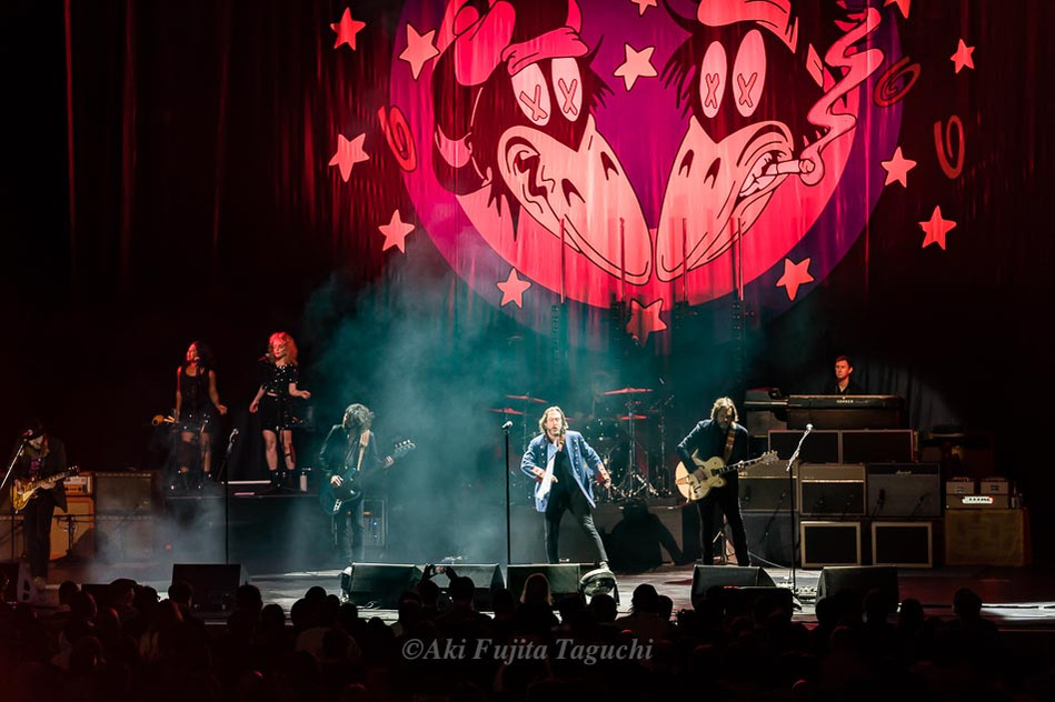 The Black Crowes at Tachikawa Stage Garden, Tokyo, Japan/ Photo by Aki Fujita Taguchi