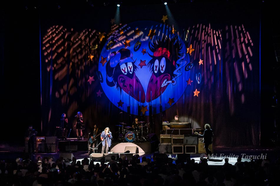 The Black Crowes at Tachikawa Stage Garden, Tokyo, Japan/ Photo by Aki Fujita Taguchi