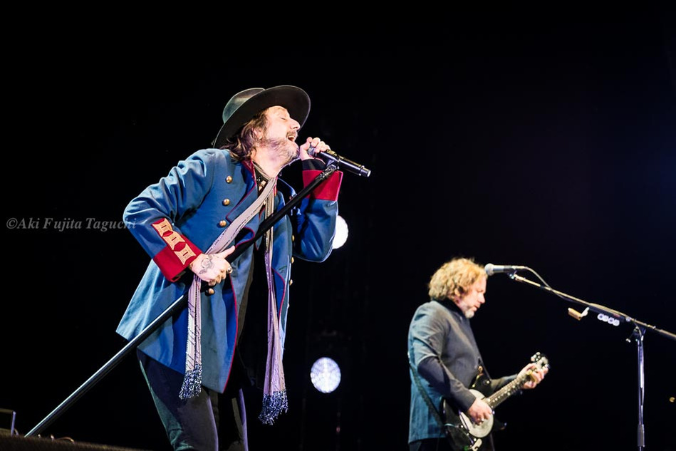 The Black Crowes at Tachikawa Stage Garden, Tokyo, Japan/ Photo by Aki Fujita Taguchi