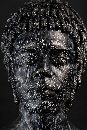 Geb, Glass Sculpture, Egyptian deity, Myth-Science of the Gatekeepers