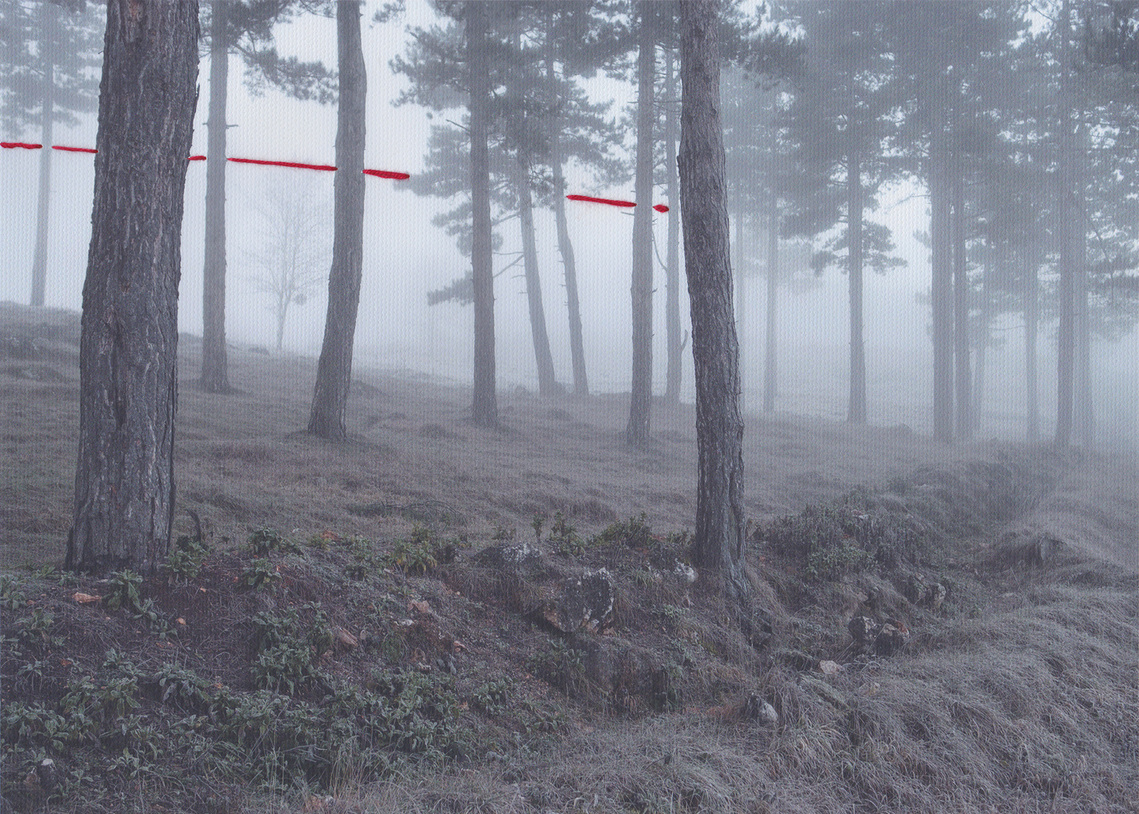 Abandoned war trenches in Zlatište remind of makeshift shelters created during war. These trenches served as the front line of defending Sarajevo.