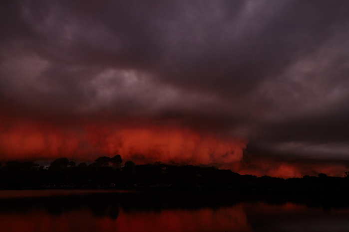 Ominous clouds on Tasmanian's Central Plateau.