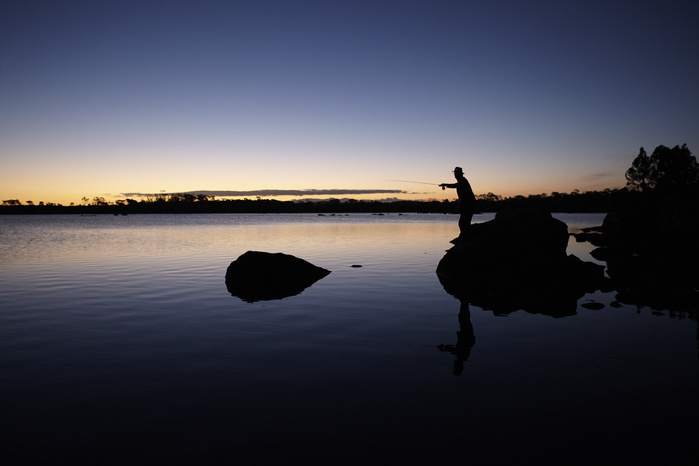 Flyfishing Lake Lunka, Central Hightlands.
Peter Whyte Photography.