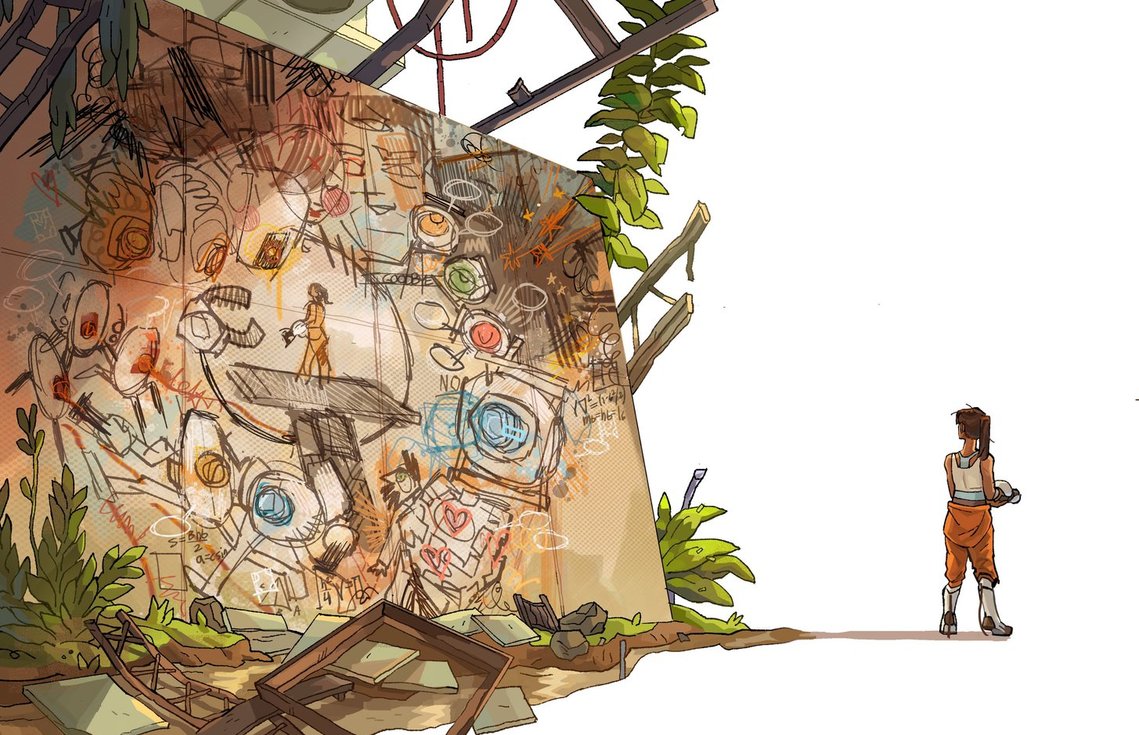 Fanart for the game Portal 2.