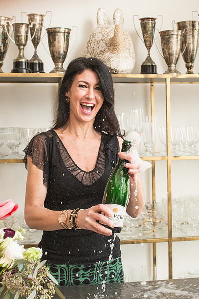 image of champagne pop by LA event photographer alissa pagels-minor