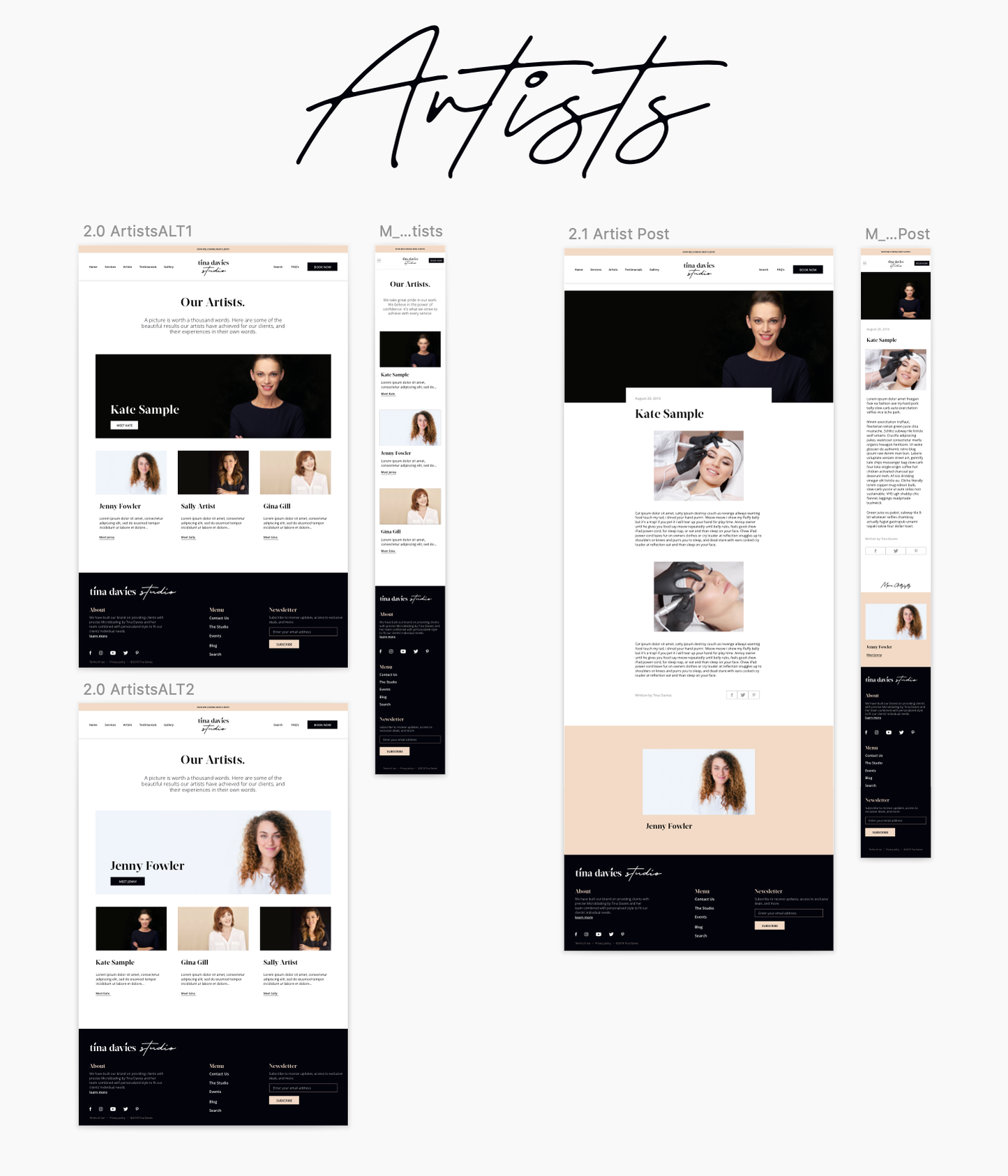 Artists & Services
