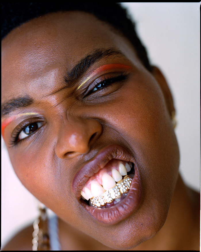 Mireille B. Welcome grits teeth with attitude