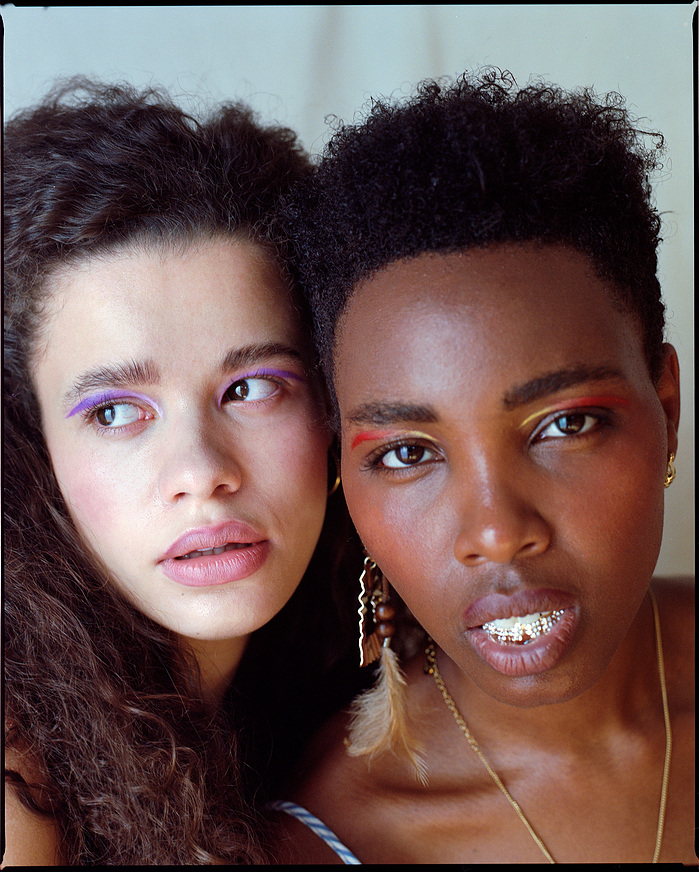 Mireille B. Welcome and Anna Oloyede in studio shot