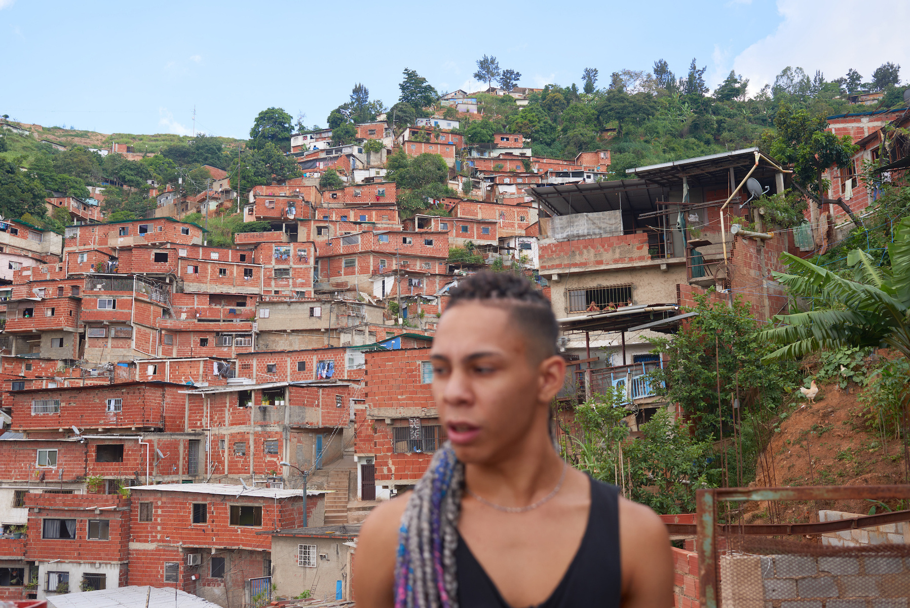 CARACAS - AUGUST 7, 2019
Walcott poses for a portrait in his home in Propatria, a barrio in West Caracas.