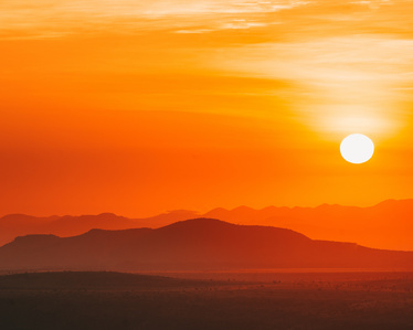 African sunrise
