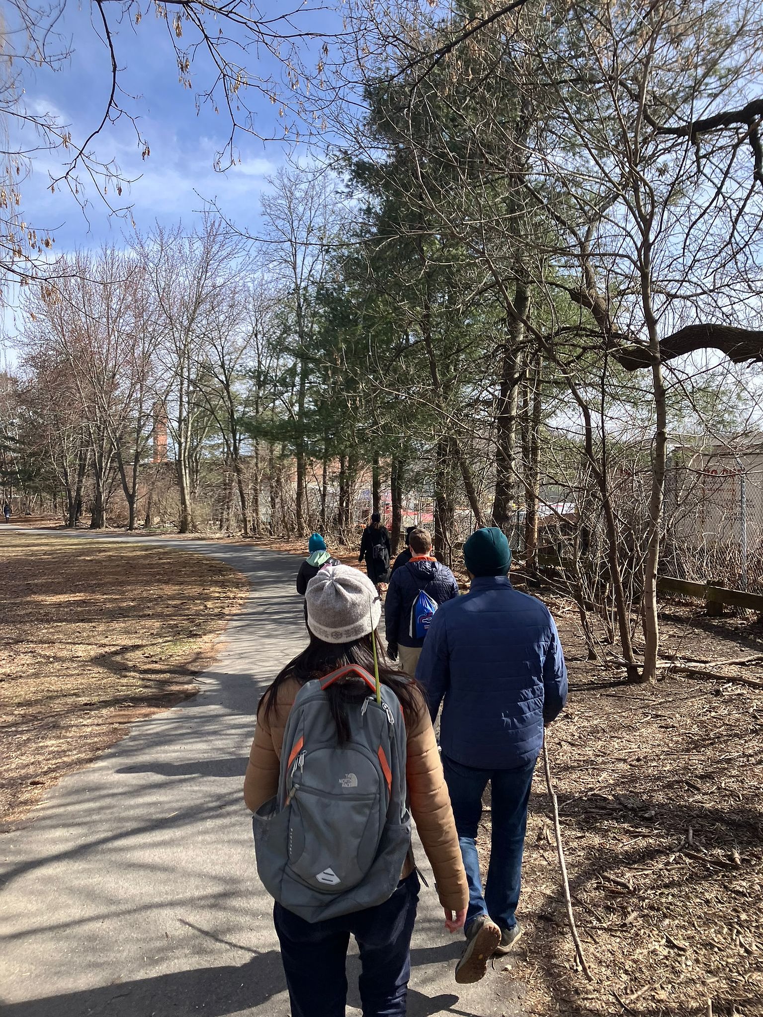 Leading a Holy Week pilgrimage along the Charles River in Boston