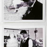 Embroidered photograph by Rielle Oase