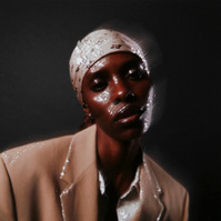 Scratched photograph by Rielle Oase