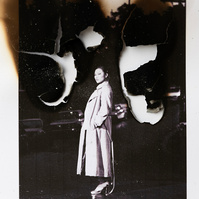 Burned photograph by Rielle Oase