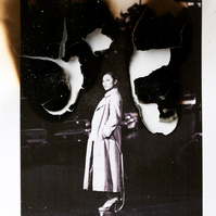 Burned photograph by Rielle Oase
