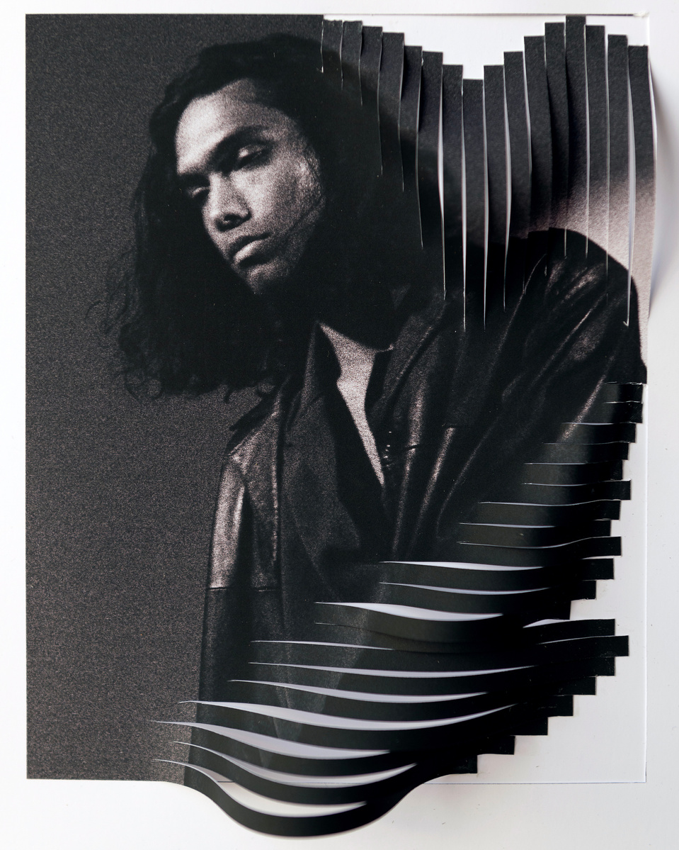 Cut photograph by Rielle Oase