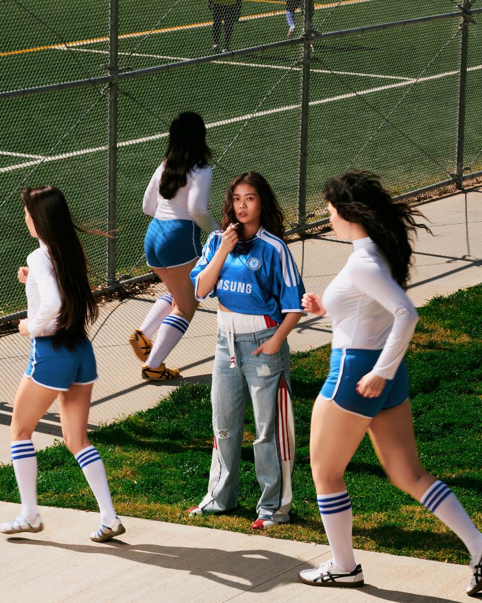 Fashion editorial for Composure Magazine featuring Valerie Loo for role in Killing the Competition. Shot by Rielle Oase