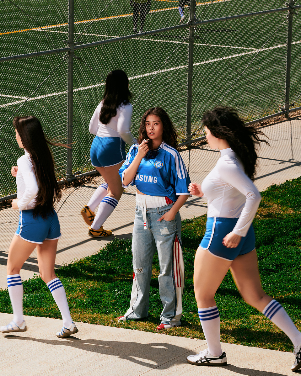 Fashion editorial for Composure Magazine featuring Valerie Loo for role in Killing the Competition. Shot by Rielle Oase