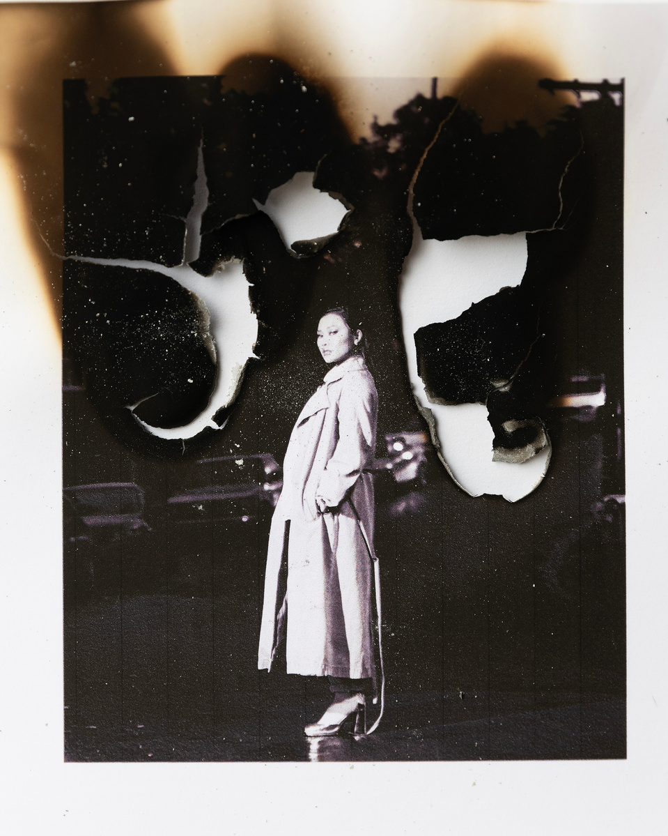 Burned photograph by Rielle Oase
