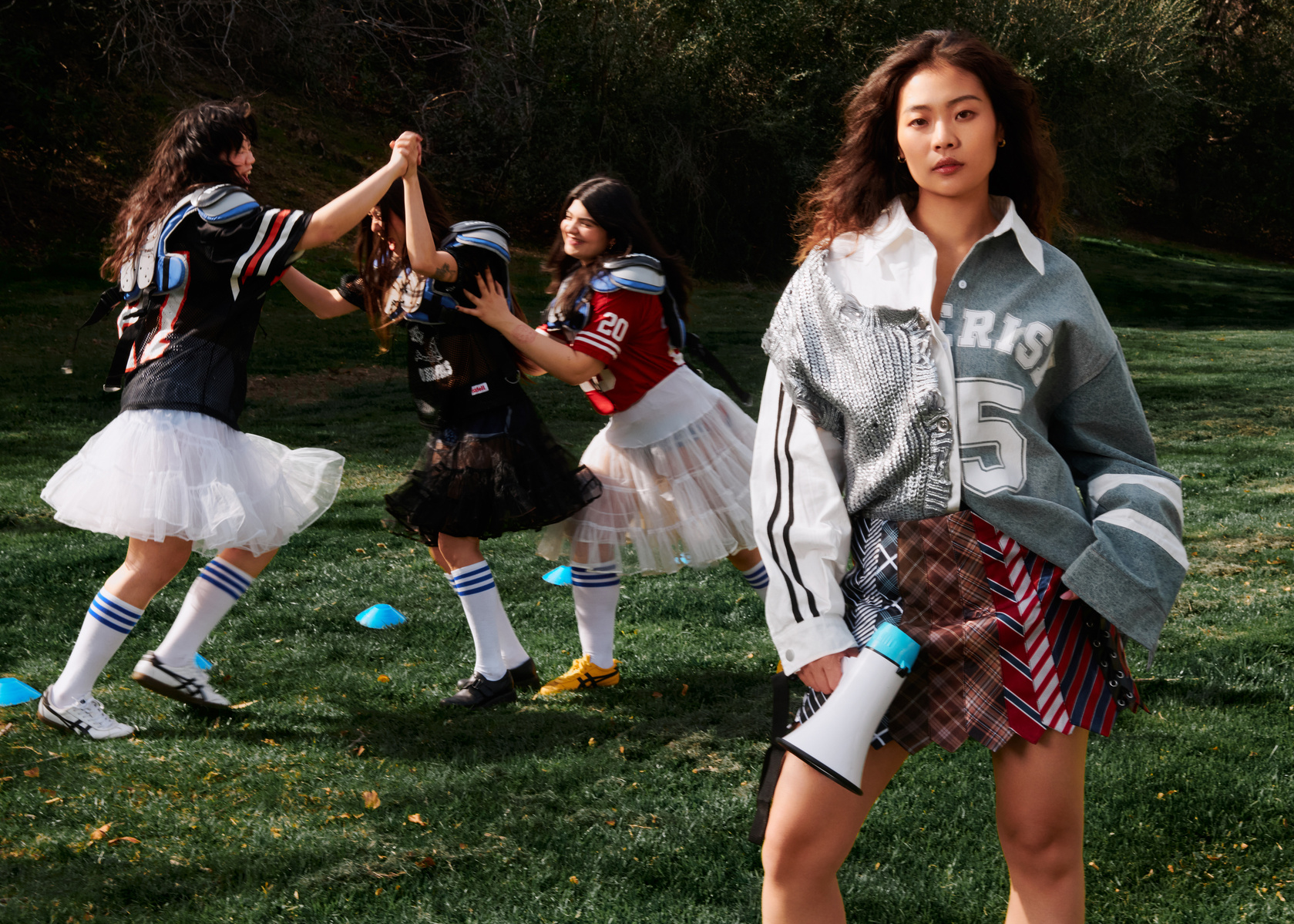 Fashion editorial for Composure Magazine featuring Valerie Loo for role in Killing the Competition. Shot by Rielle Oase
