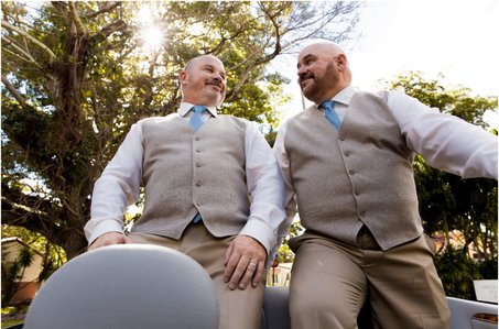 Gay wedding ceremony and reception in Miami