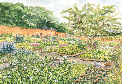 Garden giclee art print