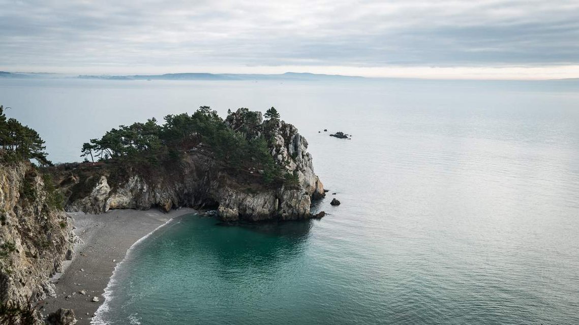 vue sur l'Ile Vierge
