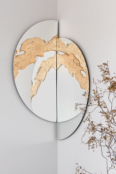 Glissando gold mirror