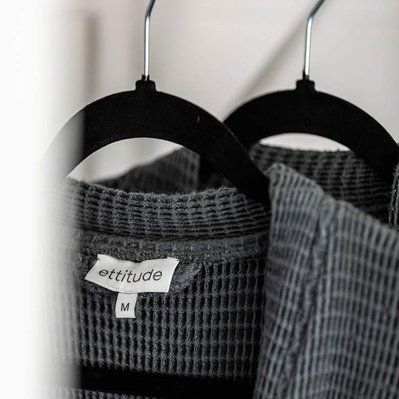 ettitude slate waffle bathrobes