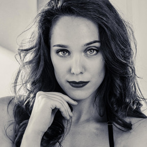 Character interpretation portrait by actress Anima May as Simona Sopra for short film The Aboves and the Berlows, Berlin