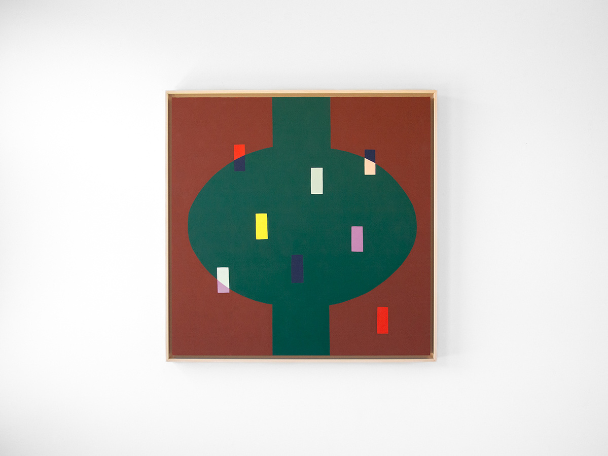 An original acrylic painting of an abstract tree.