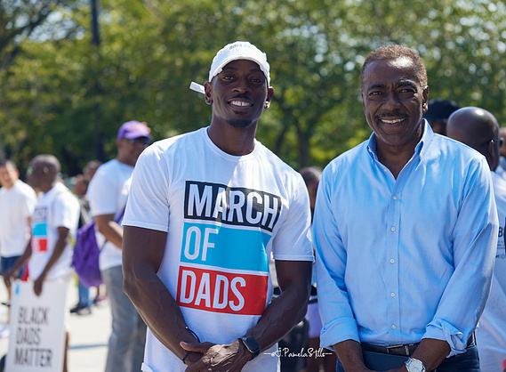 Derrick Ward, News4 reporter stopped by the March of Dads and spoke with Sean Williams, Founder.  Ward covers events happening in the DMV. 