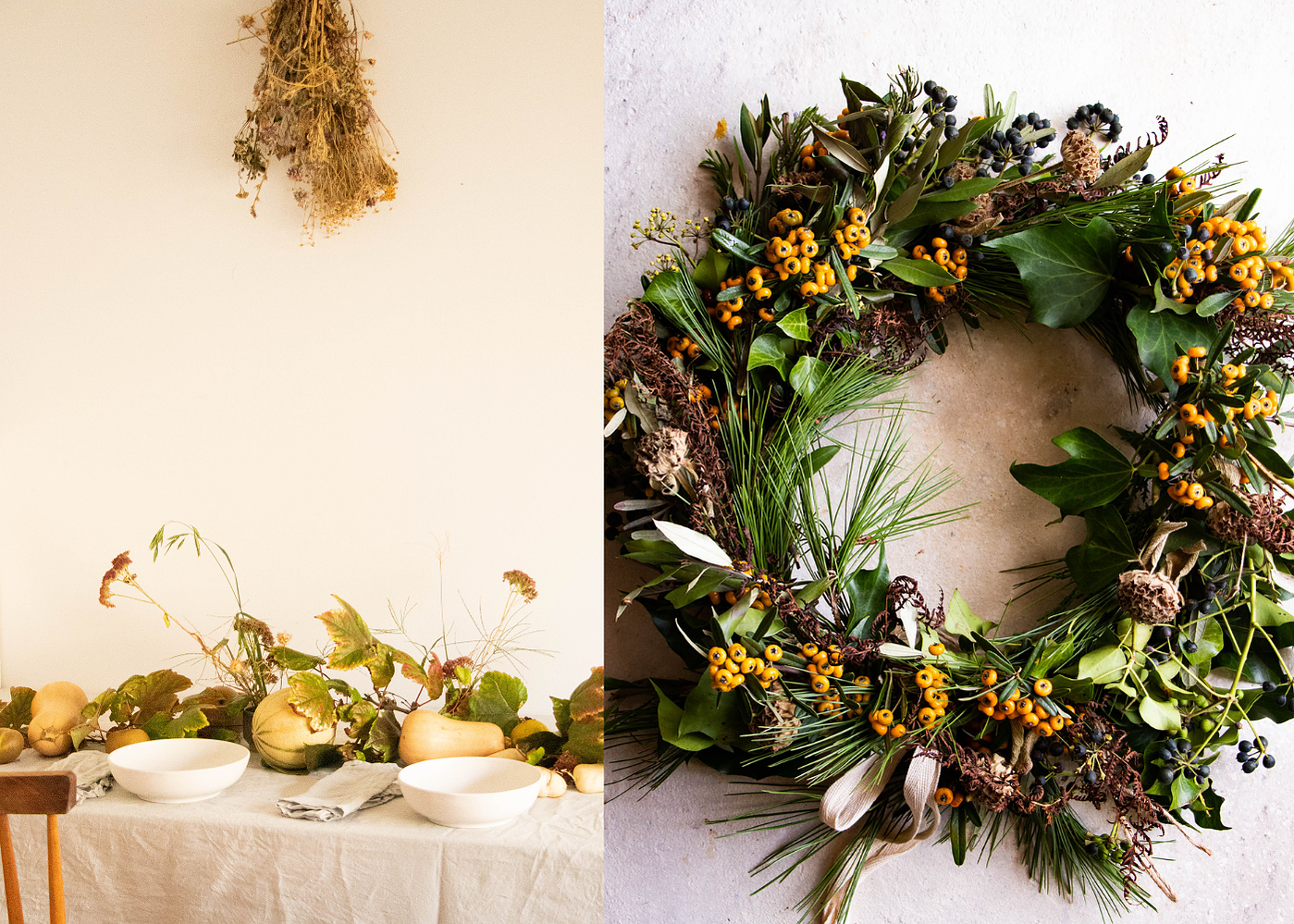 fall table decorations