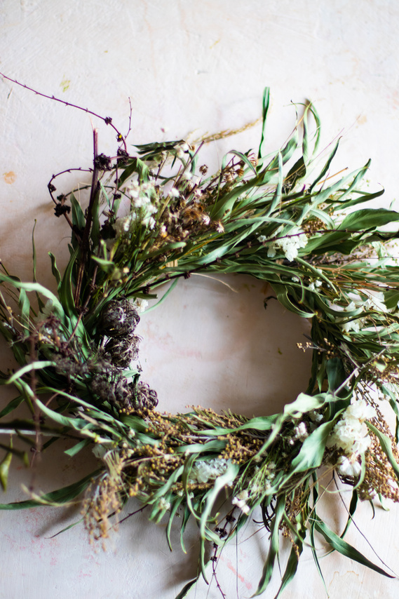 dried flower wreath making workshops