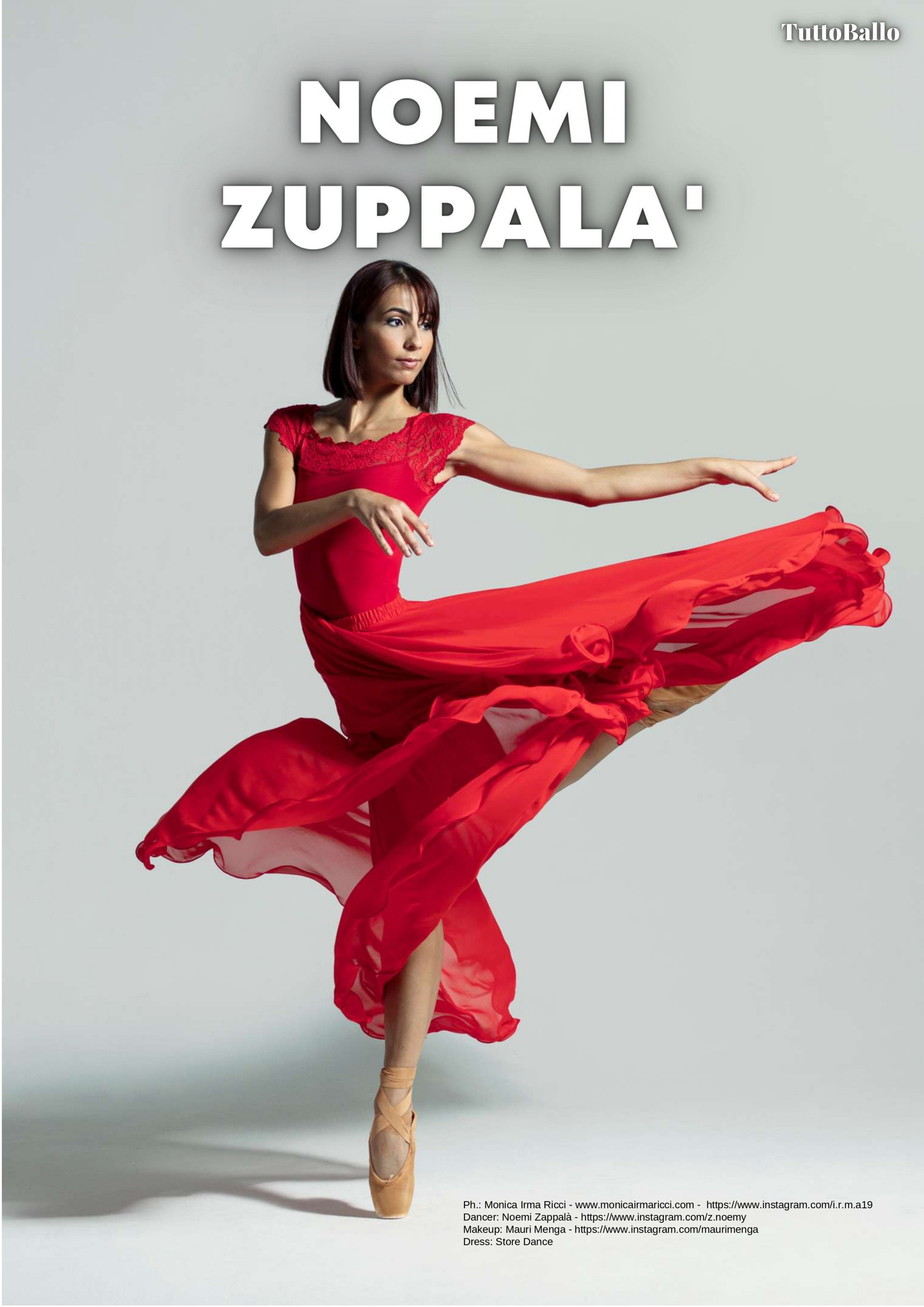 Servizio fotografico con Noemi Zappalà di Monica Irma Ricci - trucco Mauri Manga - Abito: Store Dance