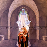 Leonardo, Il genio del rinascimento - Nestor Theater Company di Kevin Arduini. Teatro Nestor, 14 maggio 2023.  Photographer:  ©Monica Irma Ricci, 2023