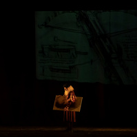 Leonardo, Il genio del rinascimento - Nestor Theater Company di Kevin Arduini. Teatro Nestor, 14 maggio 2023.  Photographer:  ©Monica Irma Ricci, 2023