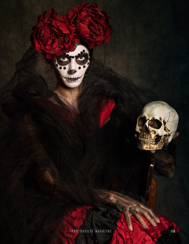 Photo shooting Halloween for Veronica Tundis by Monica Irma Ricci - Makeup Mauri Menga - Photohouse