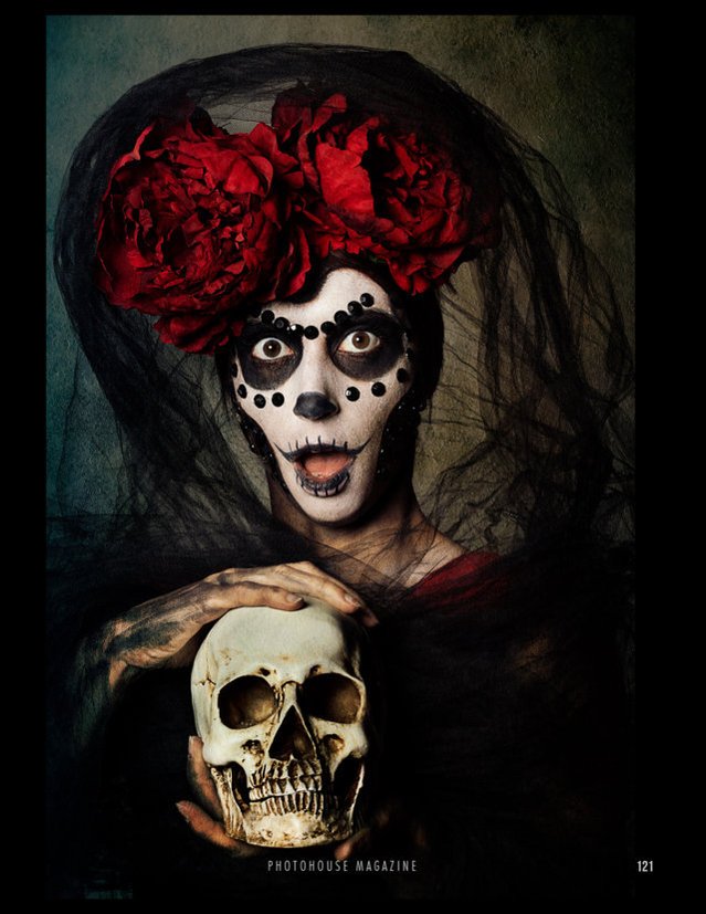 Photo shooting Halloween for Veronica Tundis by Monica Irma Ricci - Makeup Mauri Menga - Photohouse