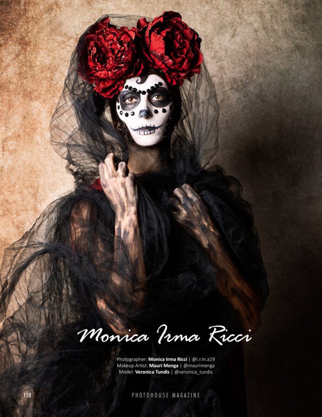 Photo shooting Halloween for Veronica Tundis by Monica Irma Ricci - Makeup Mauri Menga - Photohouse